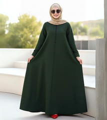 عباية واسعة بسحاب كامل