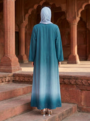 Shaded Abaya - Blue