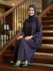 Butterfly Abaya - Purple