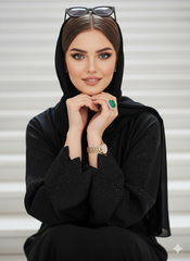 Stone Work Abaya Nidha