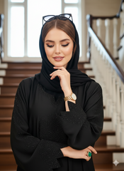 Stone Work Abaya