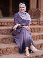 Ombre Abaya - Purple