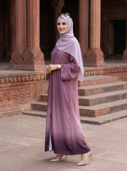 Double Shaded Abaya - Violet