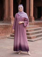 Double Shaded Abaya - Violet