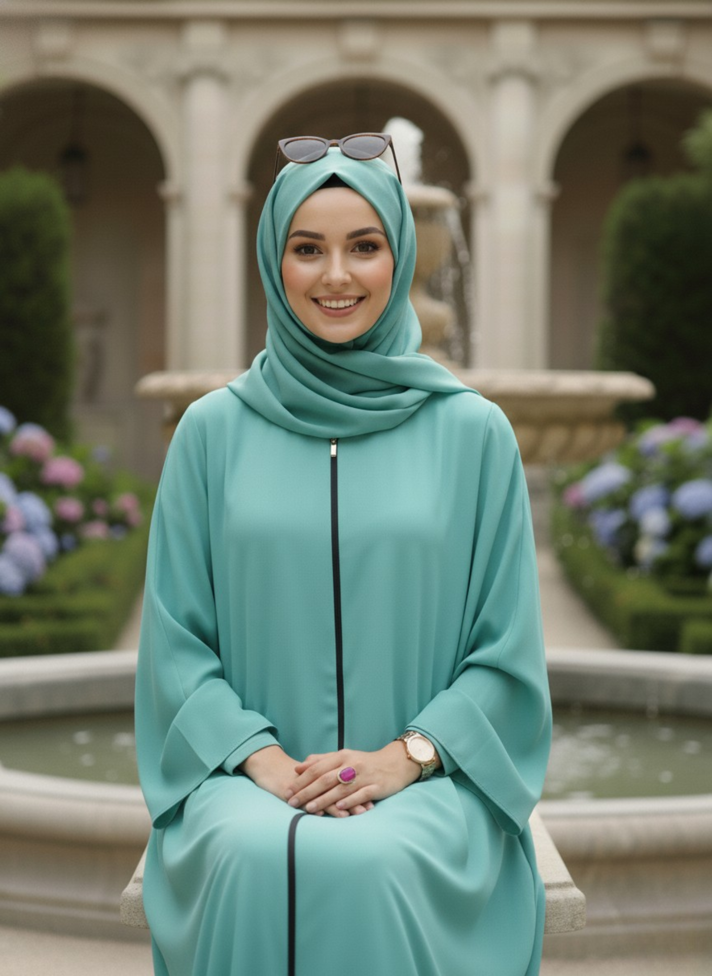 Zip Abaya