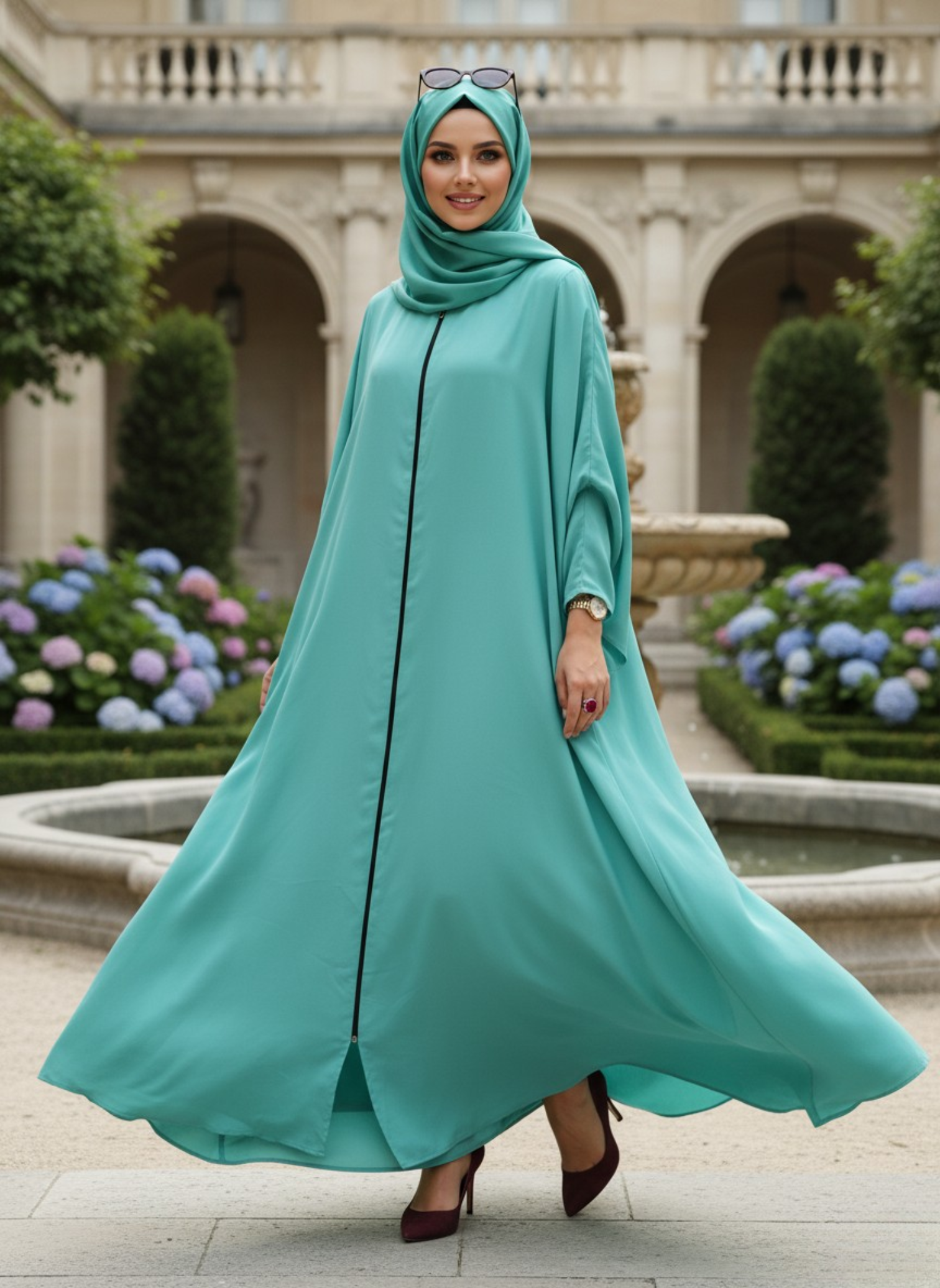 Zipper Abaya