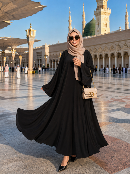 Nidha abaya - Black
