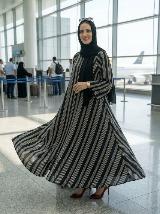 Printed Abaya