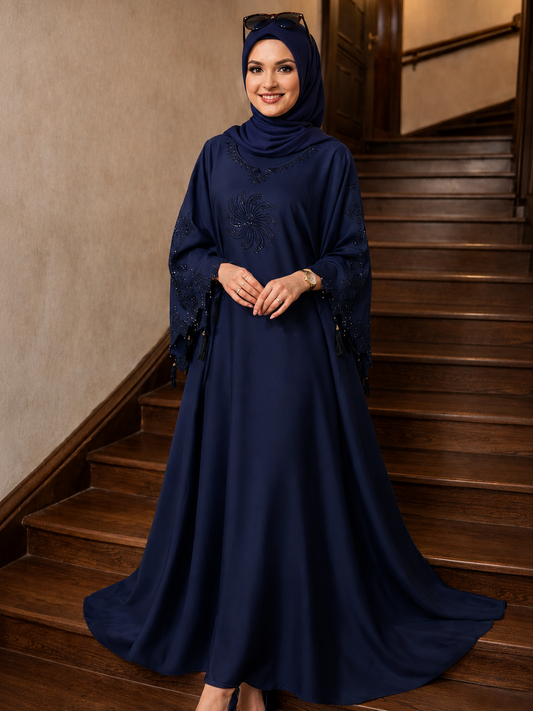 Stylefits Abaya - Navy Blue