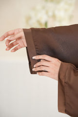 Abaya Designs Simple - Walnut Brown