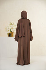 Abaya Designs Simple - Walnut Brown