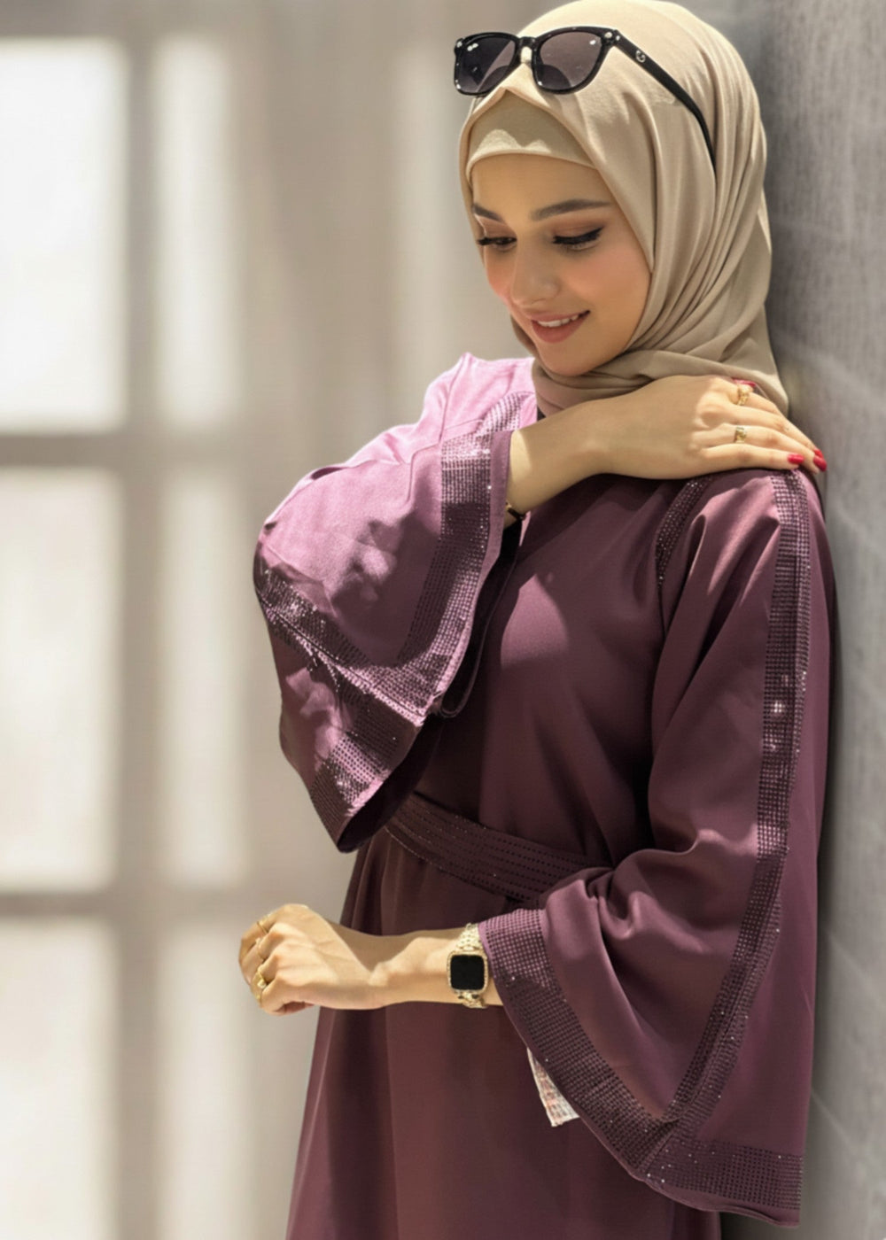 Affordable Abaya with Belt 