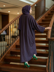 Butterfly Abaya - Purple
