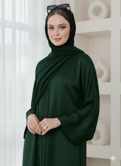 Front Open Abaya With Pockets