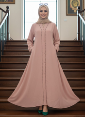 Stone Work Abaya