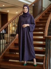 Butterfly Abaya - Purple