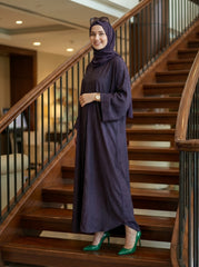 Butterfly Abaya - Purple