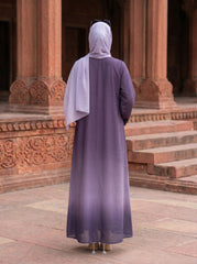 Ombre Abaya - Purple