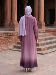 Double Shaded Abaya - Violet
