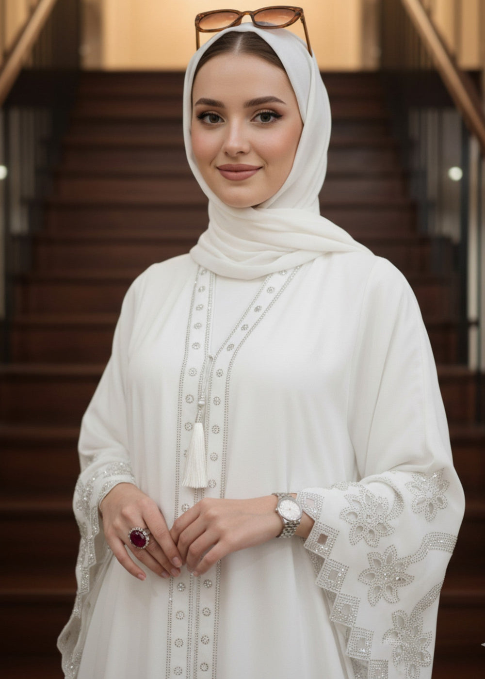 White Abaya online