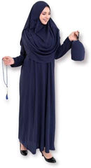 One piece Abaya with Attached Hijab