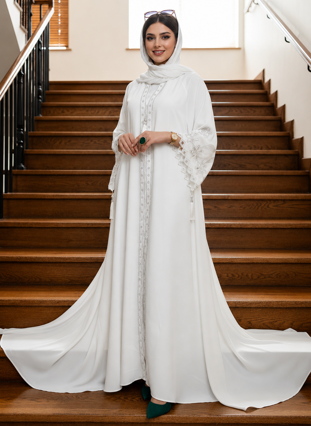 Luxury Abaya - White