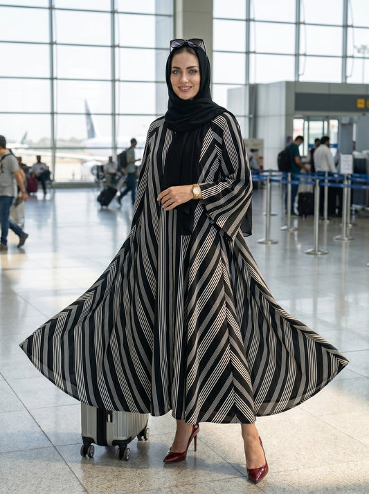 Printed Abaya