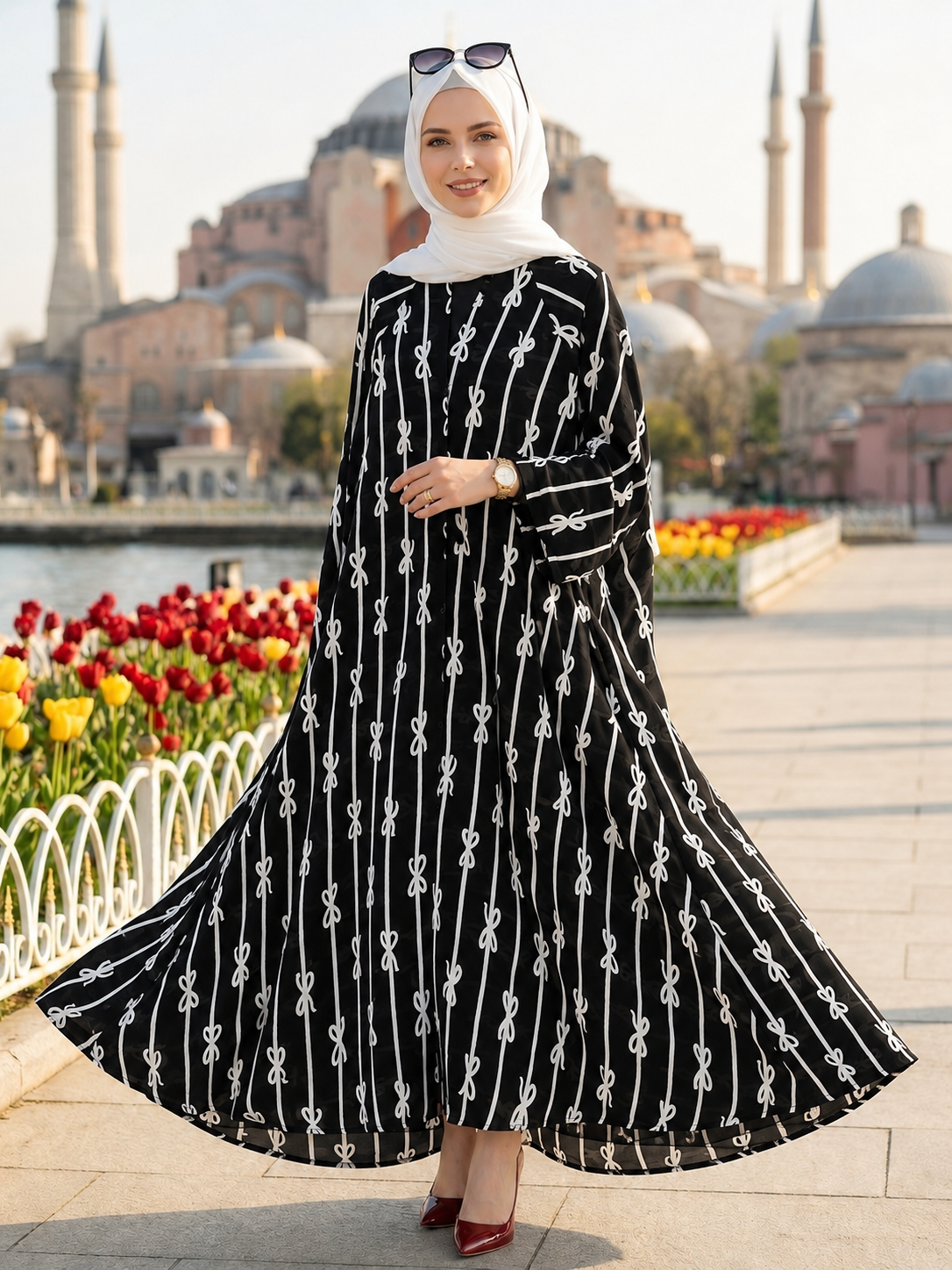 Bow Abaya
